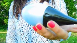 ASMR HAIRCUT  BLUE COLOR CUTTING  SCHERENSOUNDS IN DER NATUR [upl. by Hehre845]