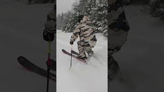 More Snow at Stowe Mountain Resort and a Quick Lap on the 2024 Blizzard Rustler 10 [upl. by Aiker]