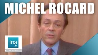 Michel Rocard candidat pour la présidentielle 1981  Archive INA [upl. by Schober]