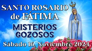 🔵SANTO ROSARIO EN ESPAÑOL MISTERIOS GOZOSOS Noviembre 16 2024 [upl. by Gillman]