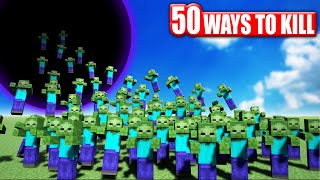 50 Ways To Kill 100 Minecraft Zombies  Teardown [upl. by Constantina610]