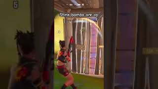 Stink bombs are op fortnite gaming 200pumpedbtw fortnitebattleroyale [upl. by Aramit]