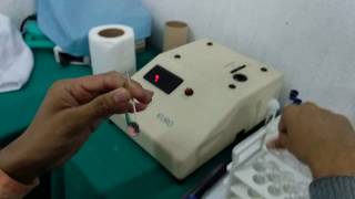 Measuring Blood glucose level using colorimeter A day in a Medical Lab [upl. by Nikral192]