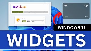 How to Add Widgets in Windows 11  Widgets on Windows Desktop [upl. by Christoffer113]