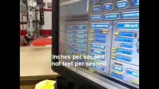 CNC Router Table Teaser 2 2105 ips speed tests and motion display [upl. by Ebeneser]