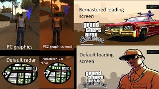 GTA SA SkyGFX Remastered GUI Project2DFX Installation After ROCKSTARNEXUS downgrade shut down [upl. by Arimay]