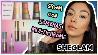 COMO USO SOMBRAS MULTICHROME  GRWM CON PRODUCTOS DEL PROJECT PAN [upl. by Nomolas]