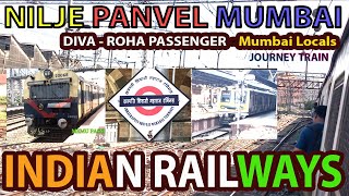 NILJE PANVEL MUMBAI CSTM  Harbour Line Stations  Panvel to CSTM [upl. by Taam12]