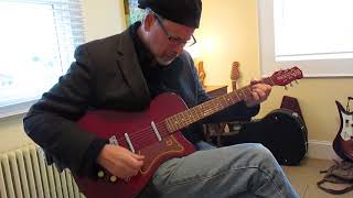 Dave playing Danelectro U2 Reissue Guitar [upl. by Kuehn]