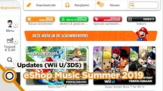 Updates Wii U3DS eShop Music  Summer 2019 [upl. by Alset]