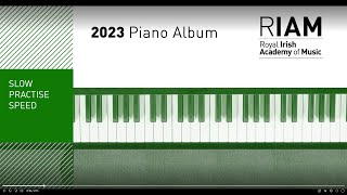 Grade 3 Vivace in A Slow Version RIAM Piano Album 2023 [upl. by Assened]