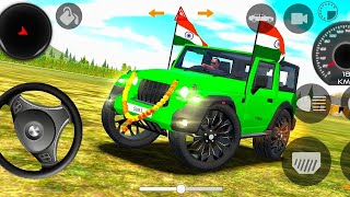 Dollar Song Modified 😈 Mahindra yellow Thar  Indian Car Simulator 3D  Car Game 3 [upl. by Bobine683]