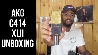 AKG C414 XLII Microphone Unboxing [upl. by Namra737]