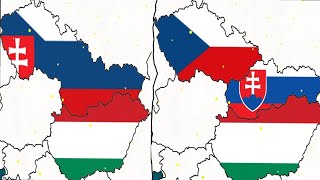 Slovakia amp Czechia Czechoslovakia vs Hungary [upl. by Baudin]