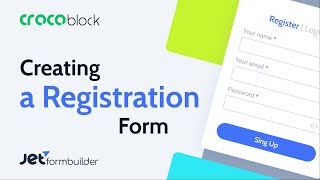 How to Create WordPress Registration Form  JetFormBuilder Plugin [upl. by Eitsirhc]