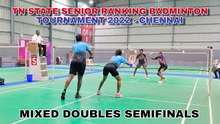 LOKESH RAMYATULASI vs DHILEEPAN ANUSHA  TN State Senior Ranking Tournament 2022  Chennai  XD SEMI [upl. by Girvin318]