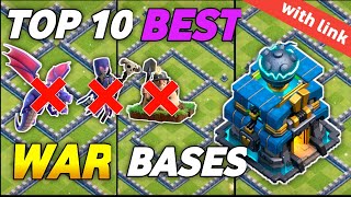 Top 10 Best Th12 War Bases 2024  Best Bases for Town Hall 12 War with Link [upl. by Ettezil]