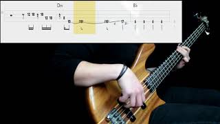 Paramore  Told You So Bass Cover Play Along Tabs In Video [upl. by Meldon7]