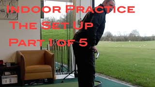 Golf Tip Indoor Practice Set up [upl. by Knox]