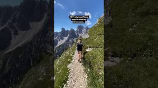 Best hike in the Dolomites 🏔️ SAVE THIS PLACE FOR LATER dolomites dolomiti italy italia [upl. by Shipman]