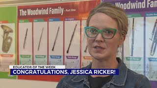 Educator of the Week Jessica Ricker Tusculum View Elementary [upl. by Sutit27]