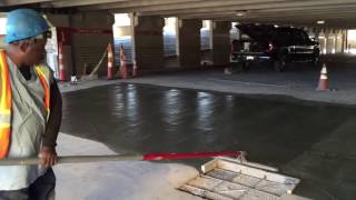 Best How to finish concrete Video wFresno FloatiConcrete Construction [upl. by Kristofer]