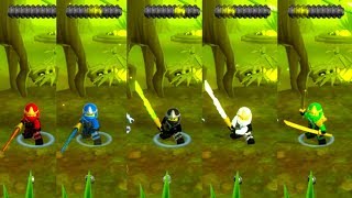 Lego Ninjago Shadow of Ronin PS Vita3DSMobile All Elemental Ninja Characters  Free Play [upl. by Vyse527]