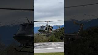 Ready for takeoff  Austrian Air Force AB212 helicopter… [upl. by Elvin]