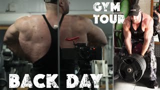 Road to 300lbs Complete Back Workout and Definition Gym Tour [upl. by Farland]