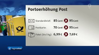 95 statt 85 Cent  Briefmarken und Pakete werden ab 2025 teurer [upl. by Natividad227]