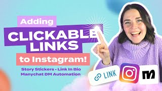 Instagram Tutorial Add Clickable Links on Instagram 2024 [upl. by Lareena]