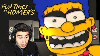 THE SIMPSONS HAVE TURNED INTO ANIMATRONICS  Fun Times at Homers Night 1 Completed [upl. by Hunger]