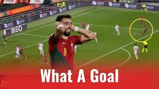 Bruno Fernandes scored incredible goal vs Iceland [upl. by Avuha]