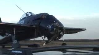 Bearcat F8F RC 16th scale crash [upl. by Llertac444]