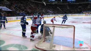 Первый гол Никиты Кучерова в КХЛ  Nikita Kucherovs first KHL goal [upl. by Clarinda61]