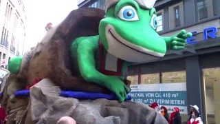 Karneval Köln 2016  Rosenmontagszug – Carnival Cologne  Rose Monday Parade 4 [upl. by Aikahc512]