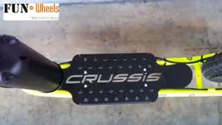 Crussis Cross Tretroller Dogscooter Downhill EUmbau [upl. by Lorien]