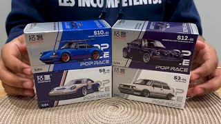 Pop Race 164 diecast models unboxing [upl. by Enelyk]