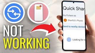 How to Fix Quick Share NOT Working 2024  Full Guide [upl. by Mirak636]