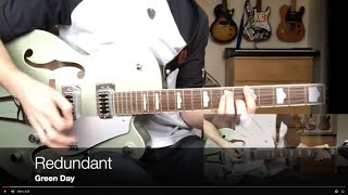 Redundant  Green Day Guitar Cover [upl. by Paule]