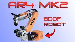 AR4 MK2 6 DOF ROBOT ARM  DIY 6 axis robot kit  Arduino controller with Python program interface [upl. by Alexandrina]