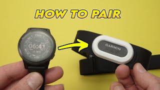 How to Connect Watch to Garmin HRM Pro Plus Heart Monitor  FULL SETUP [upl. by Belda874]