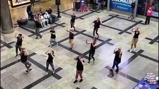 Fitsteps with Janine West Quay shopping centre for Abbys Heroes  Salsa [upl. by Oramlub]