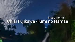 Chiai Fujikawa  Kimi no Namae Instrumental  Off Vocal [upl. by Enois]