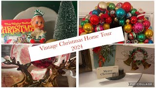 A Very Vintage Christmas Home Tour 2024 vintage antique christmas [upl. by Iris77]