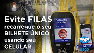 Bilhete Único Evite FILAS para recarregar o seu BILHETE ÚNICO use o CELULAR  Utilidade Pública [upl. by Ennobe940]