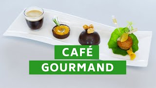 Café gourmand et son trio de douceurs [upl. by Auj991]