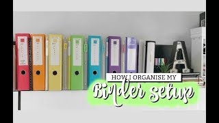 HOW I ORGANISE MY BINDER  studycollab alicia [upl. by Gibbon315]