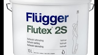 Краска Flugger Flutex 2S и безвоздушное нанесение Graco [upl. by Cartie57]