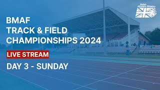 LIVE  British Masters Athletics Track amp Field Championships 2024  Sunday [upl. by Eiralam]